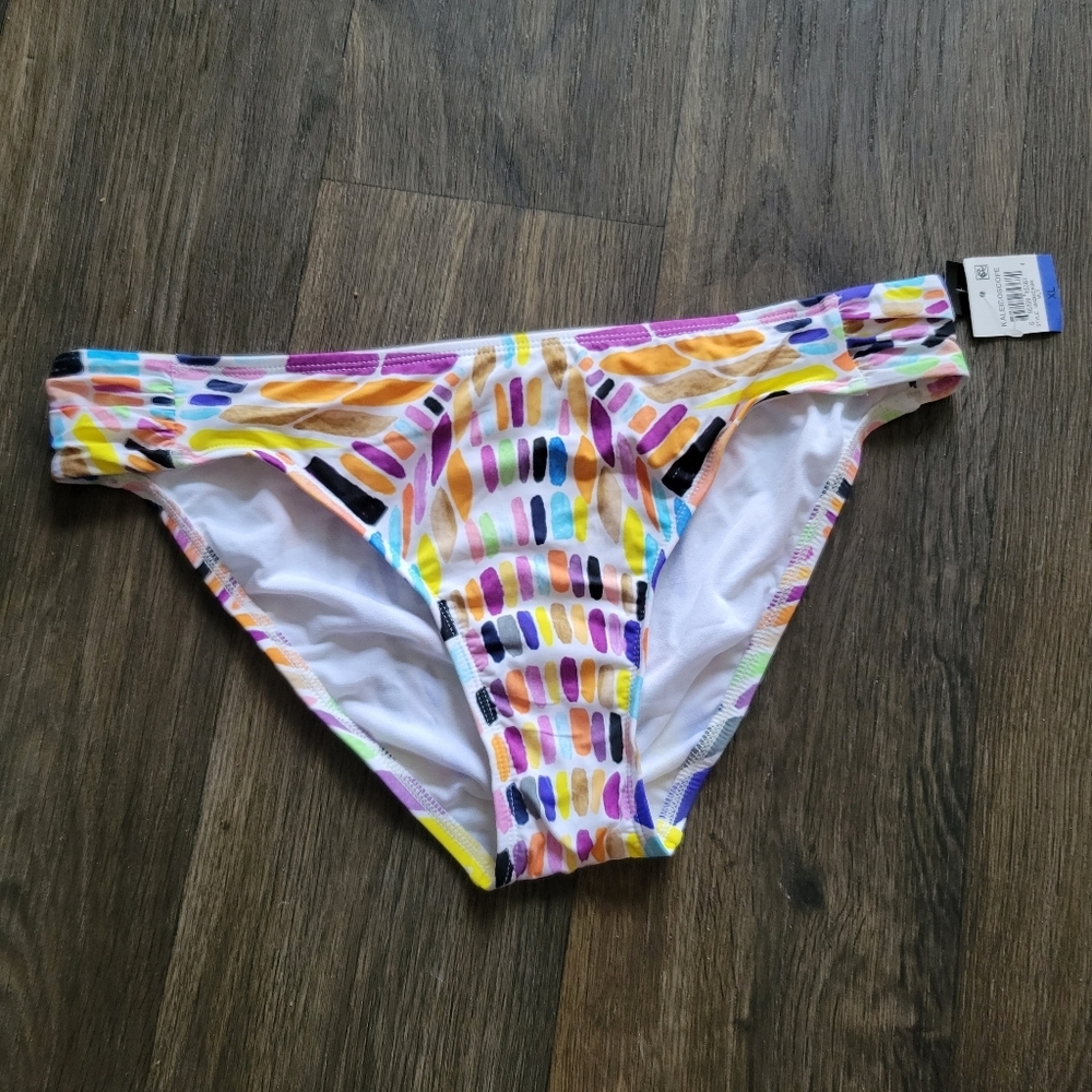 Colorful Patterned Bikini Bottom